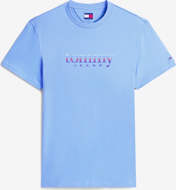 Tommy Jeans Majica | modra barva: sprednja stran
