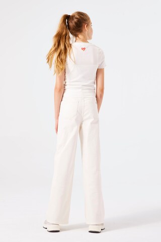 GARCIA Wide Leg Jeans 'Annemay' in Weiß