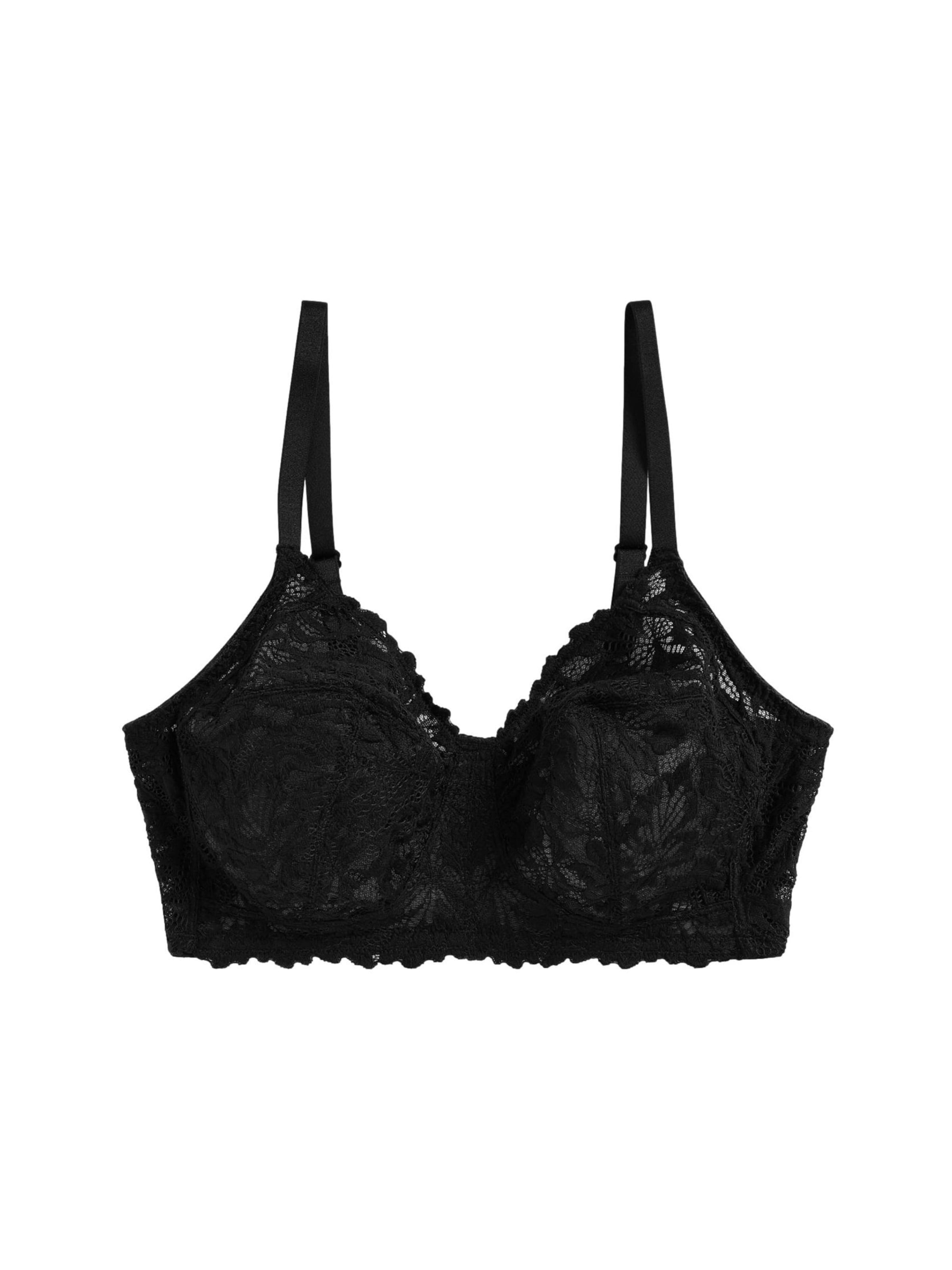 Sutien de la Next pe negru: față