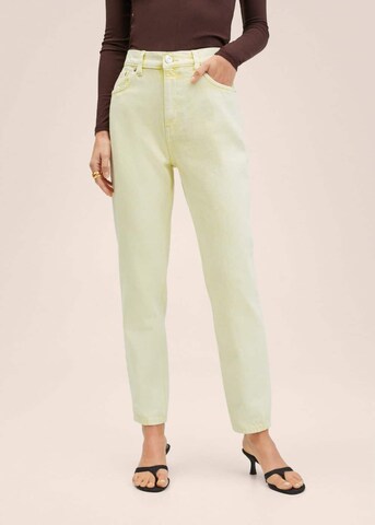 MANGO Jeans in Yellow: front