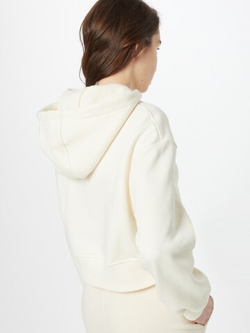 Urban Classics Zip-Up Hoodie in Beige