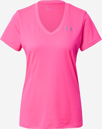 UNDER ARMOUR Funkční tričko – pink: přední strana