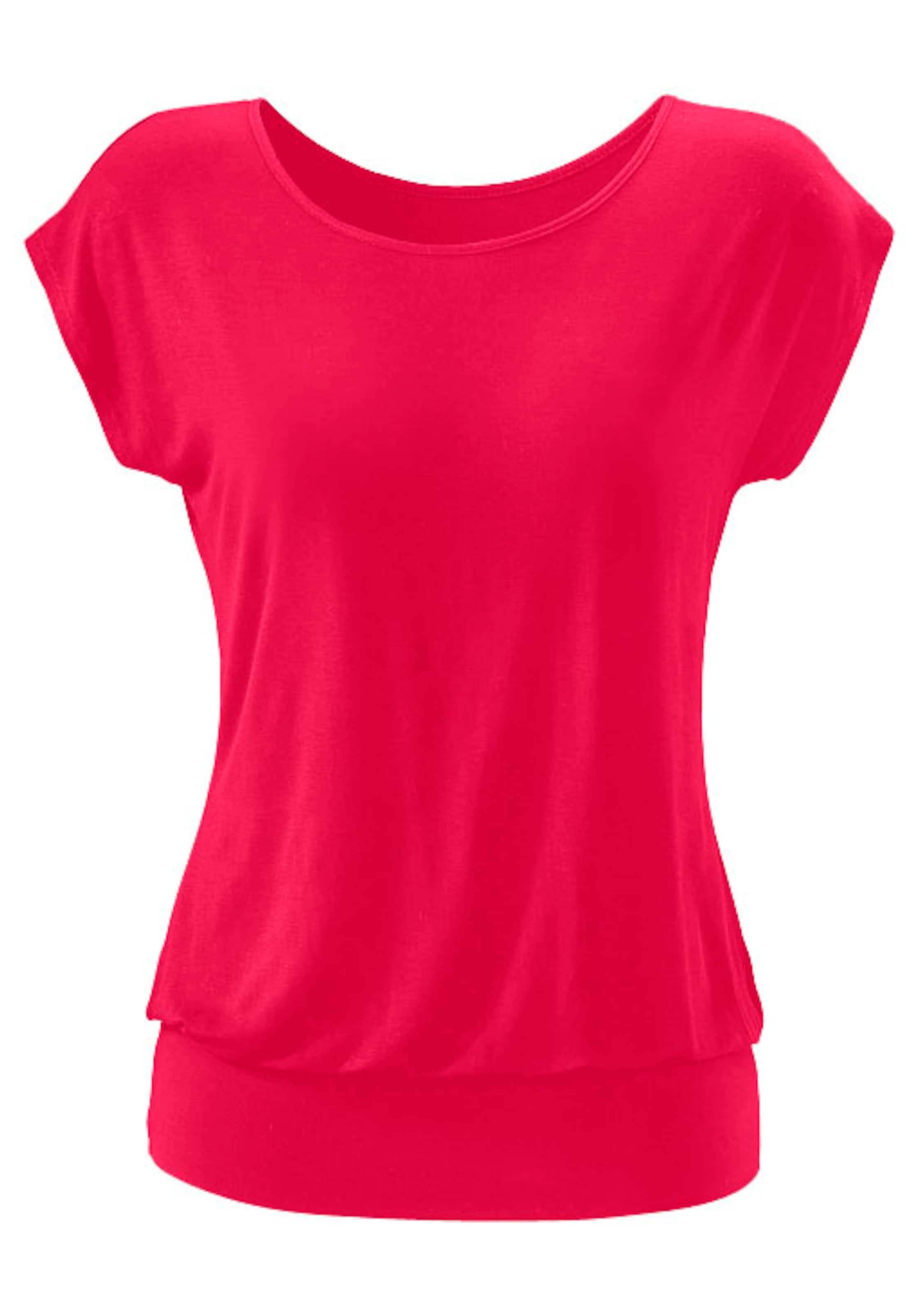 LASCANA Μπλουζάκι σε κόκκινο: μπροστά