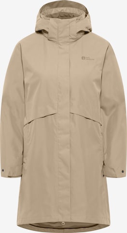 JACK WOLFSKIN Outdoor Jacket in Beige: front