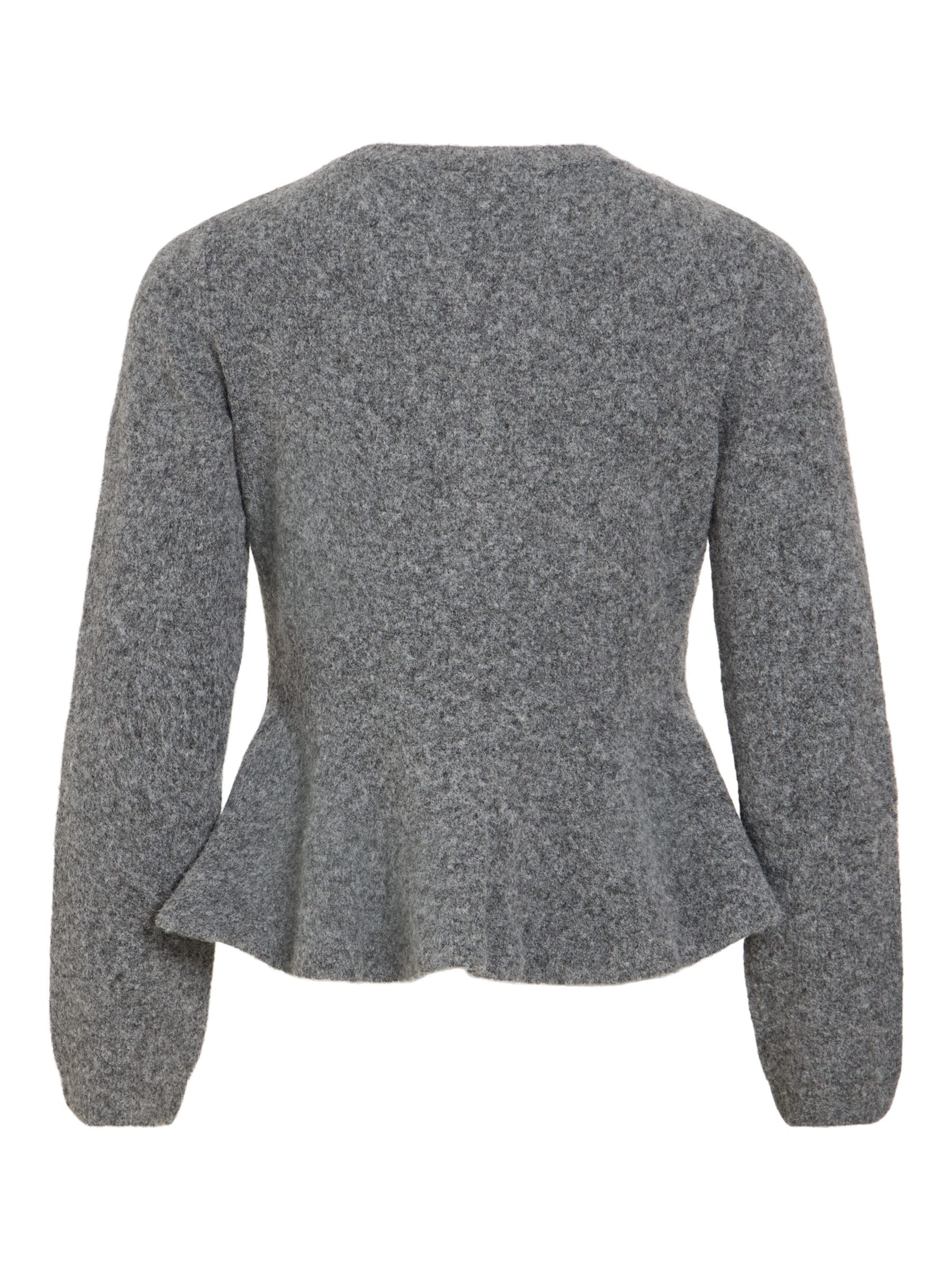 VILA Strickjacke 'VILuna' in Grau