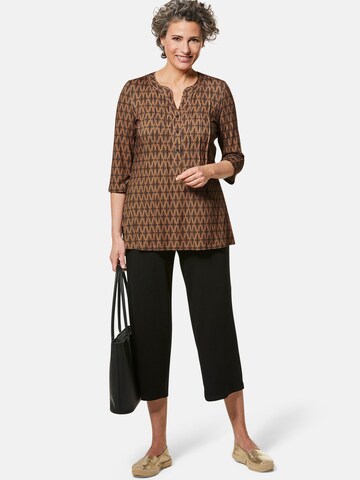 Goldner Bluse in Braun