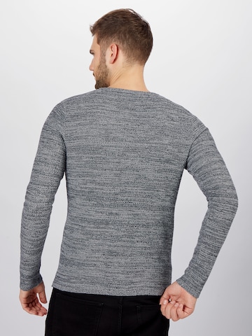 JACK & JONES Regular fit Sweater 'Theo' in Grey