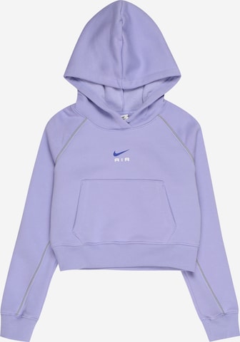 Nike SportswearSweater majica - ljubičasta boja: prednji dio