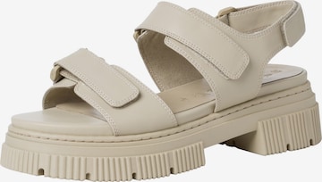 TAMARIS Sandals in Beige: front