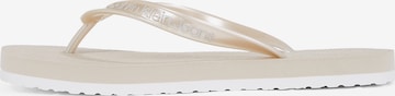 Calvin Klein Jeans T-bar sandals in White: front