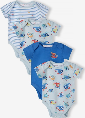 Tutina / body per bambino di MINOTI in blu: frontale