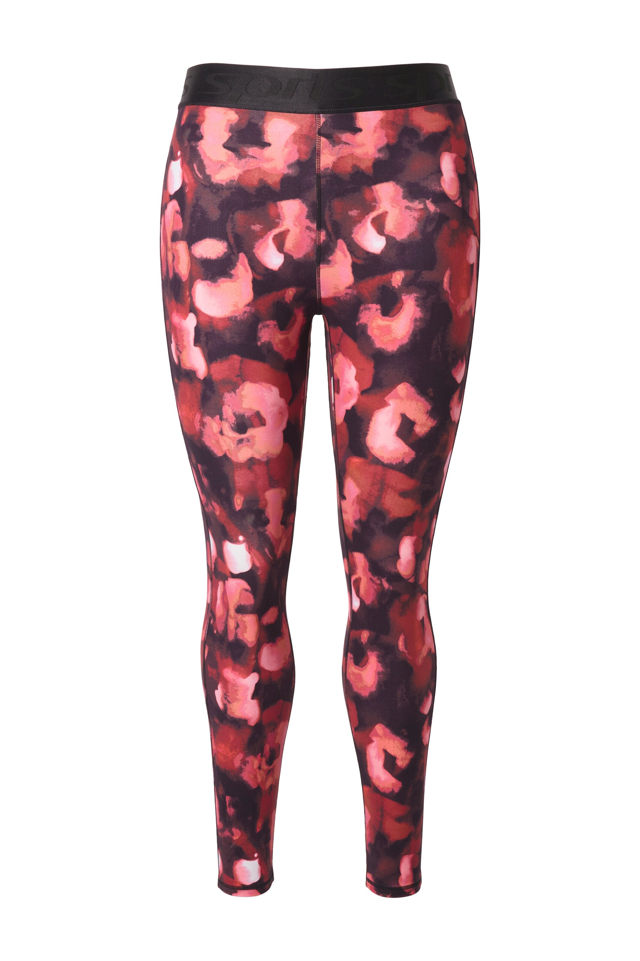 Ulla Popken Skinny Sports trousers in Red: front