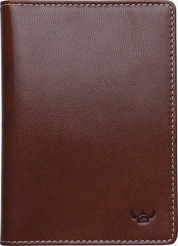 GOLDEN HEAD Ausweisetui 'Bari' in Braun: Vorderseite