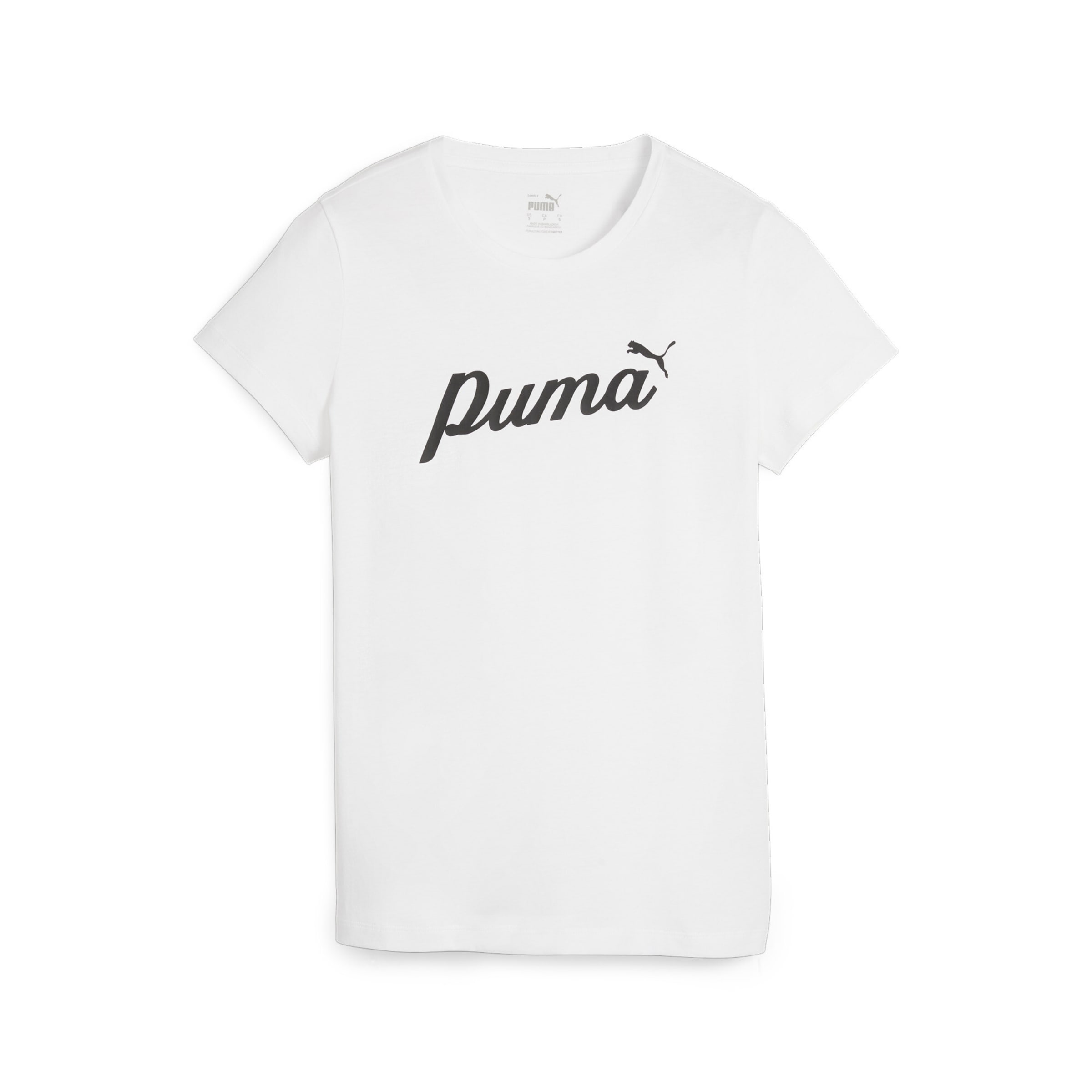PUMA Performance Shirt 'ESS+' in White: front