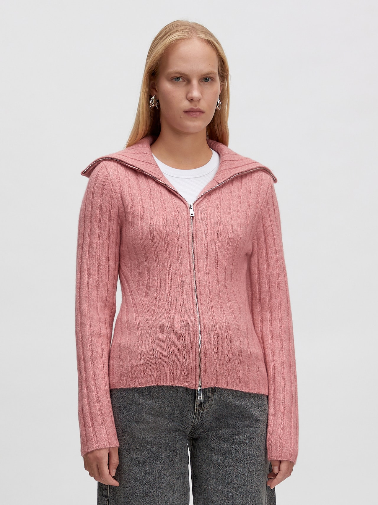 EDITED Produkte Strickjacke 'Lillie Wool' pink