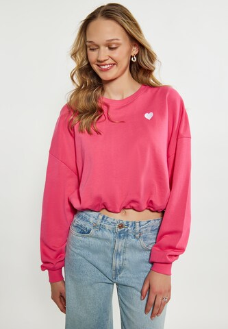 MYMO Sweatshirt in Roze: voorkant