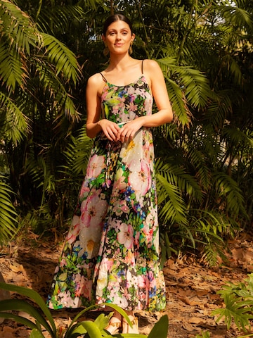 Introvertie VIENNA Zomerjurk 'Madeira A-line Maxi Dress' in Gemengde kleuren