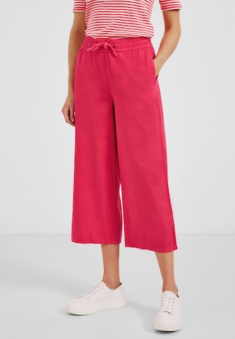 CECIL Wide leg Broek in Roze: voorkant