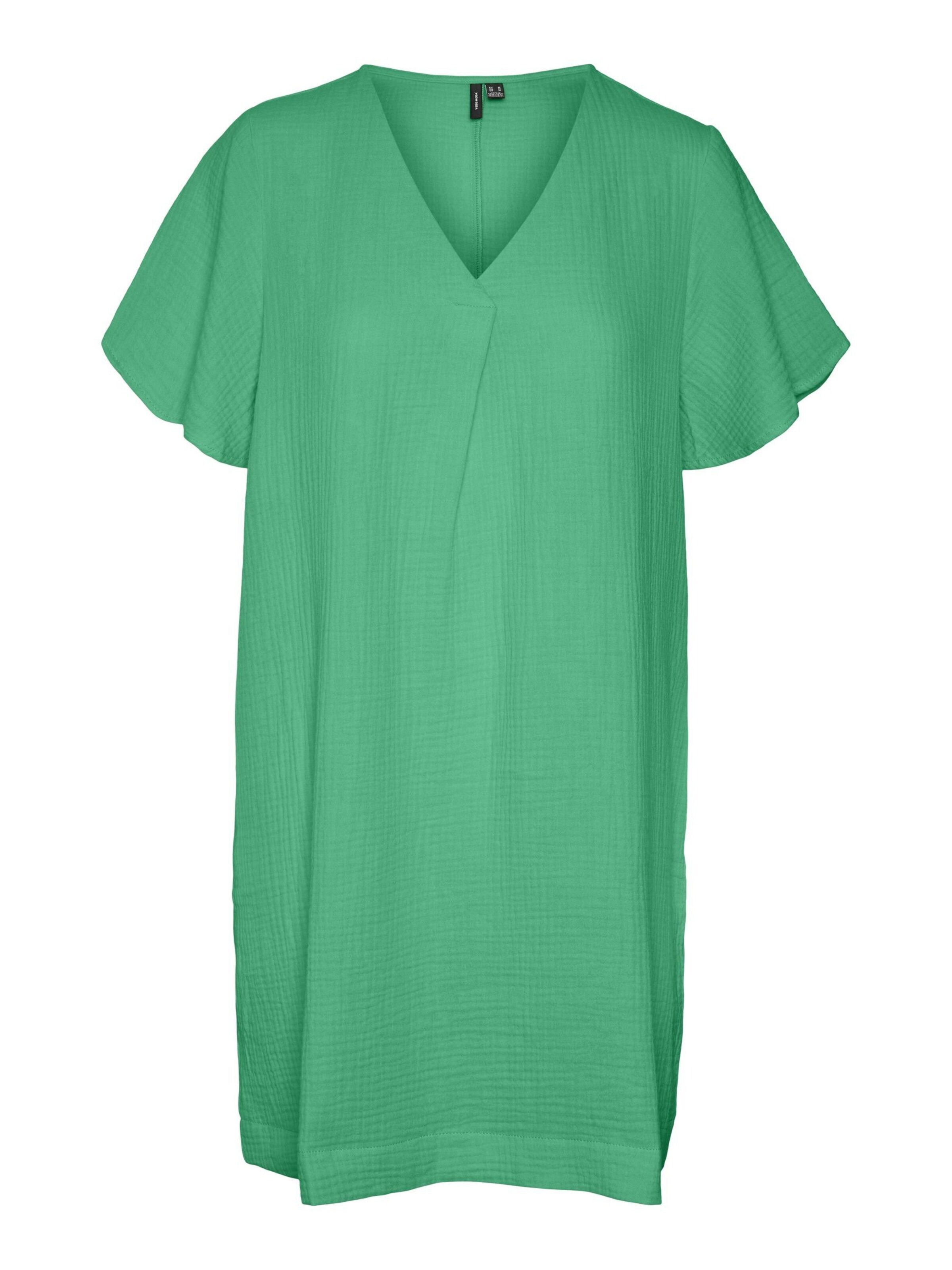 Robe 'NATALI' VERO MODA en vert : devant