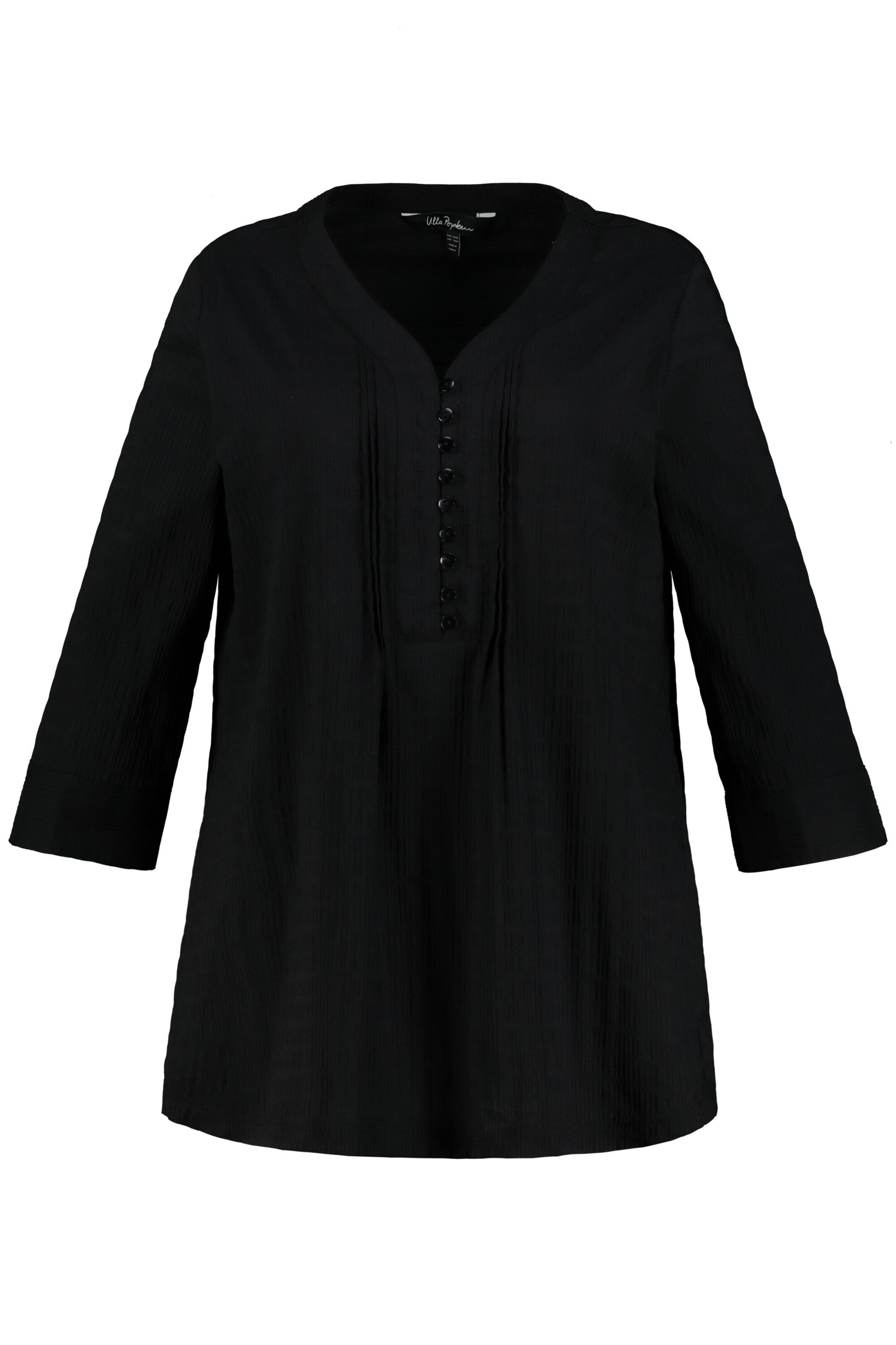 Ulla Popken Tunika in Schwarz: Vorderseite