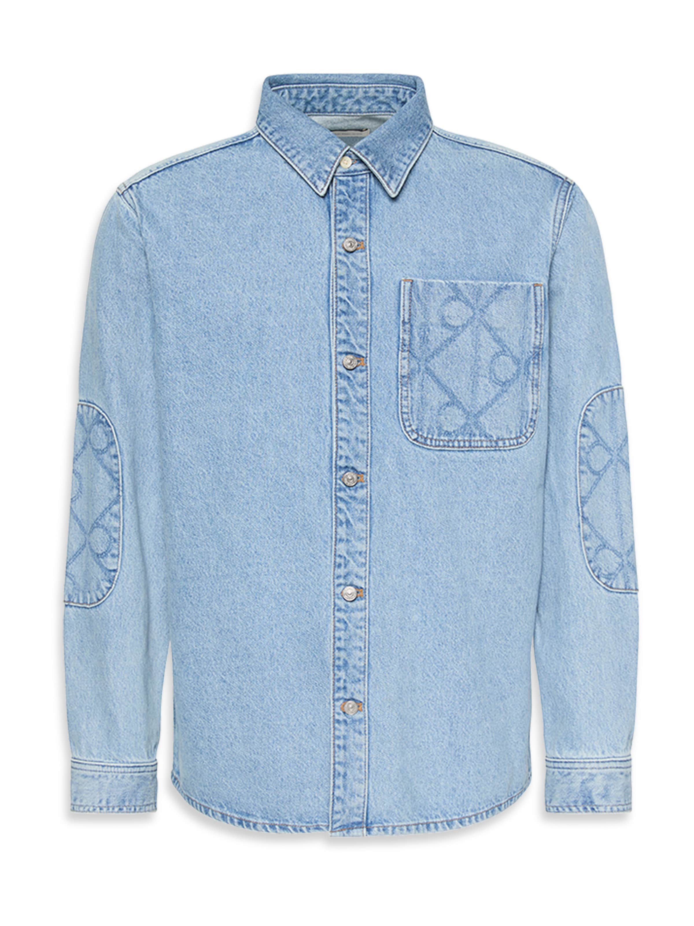 Calvin Klein Jeans Tavaline suurus Triiksärk '90S', värv sinine: eest vaates