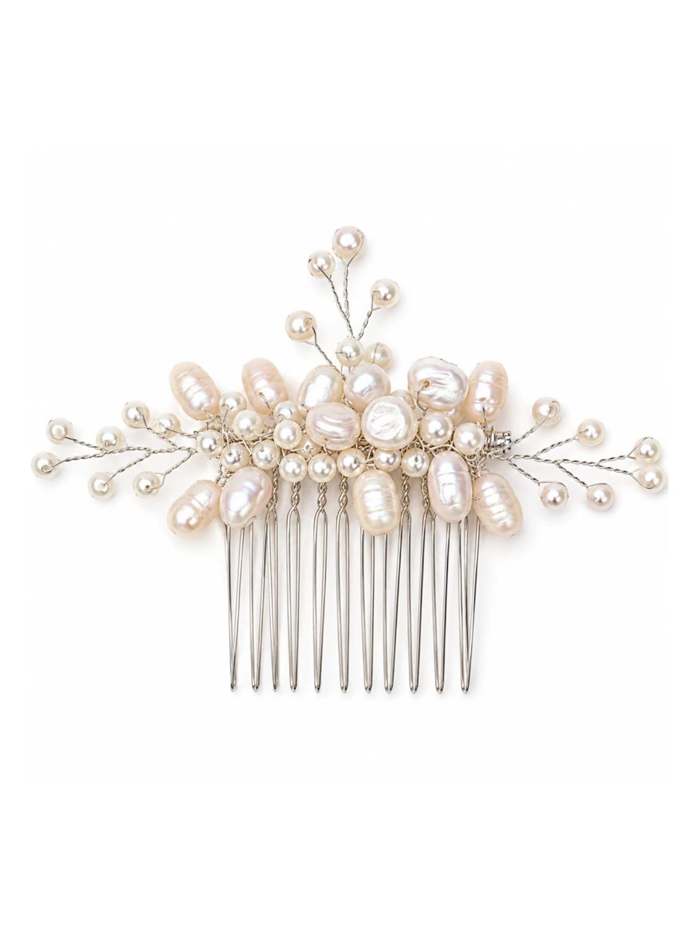 Sally Jane Bridal Ornement pour cheveux 'Izabella' en One Size en argent, Vue avec produit