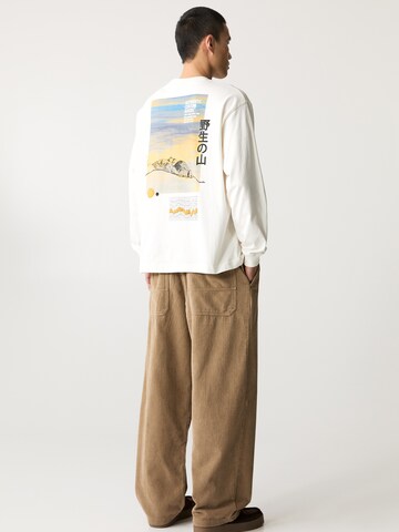 Pull&Bear Majica | bela barva