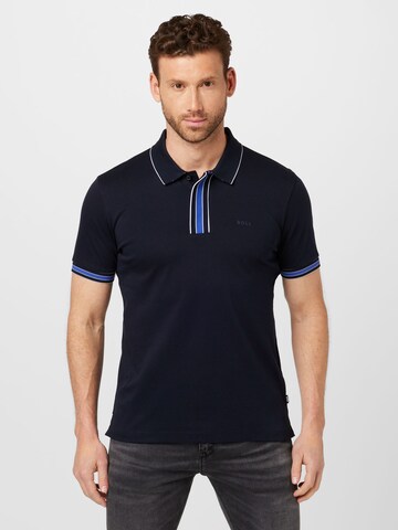 BOSS Black - Camiseta 'Parlay' en azul: frente