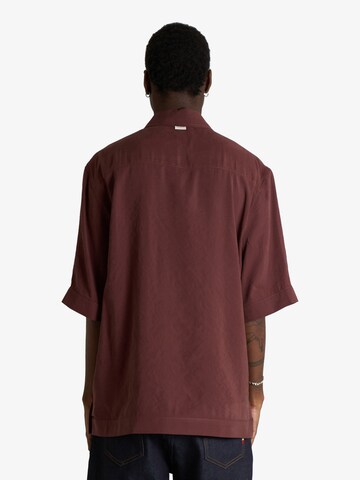 Comfort fit Camicia di Yes London in rosso