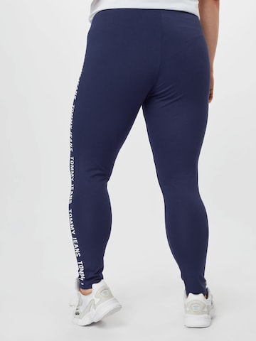 Skinny Leggings di Tommy Jeans Curve in blu