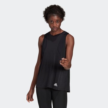 ADIDAS SPORTSWEAR Sporttop 'Own the Run' in Zwart: voorkant