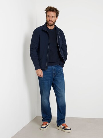 GUESS Демисезонная куртка в Синий