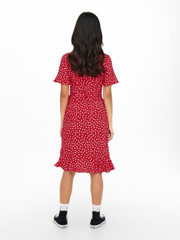 ONLY Kleid 'Olivia' in Rot