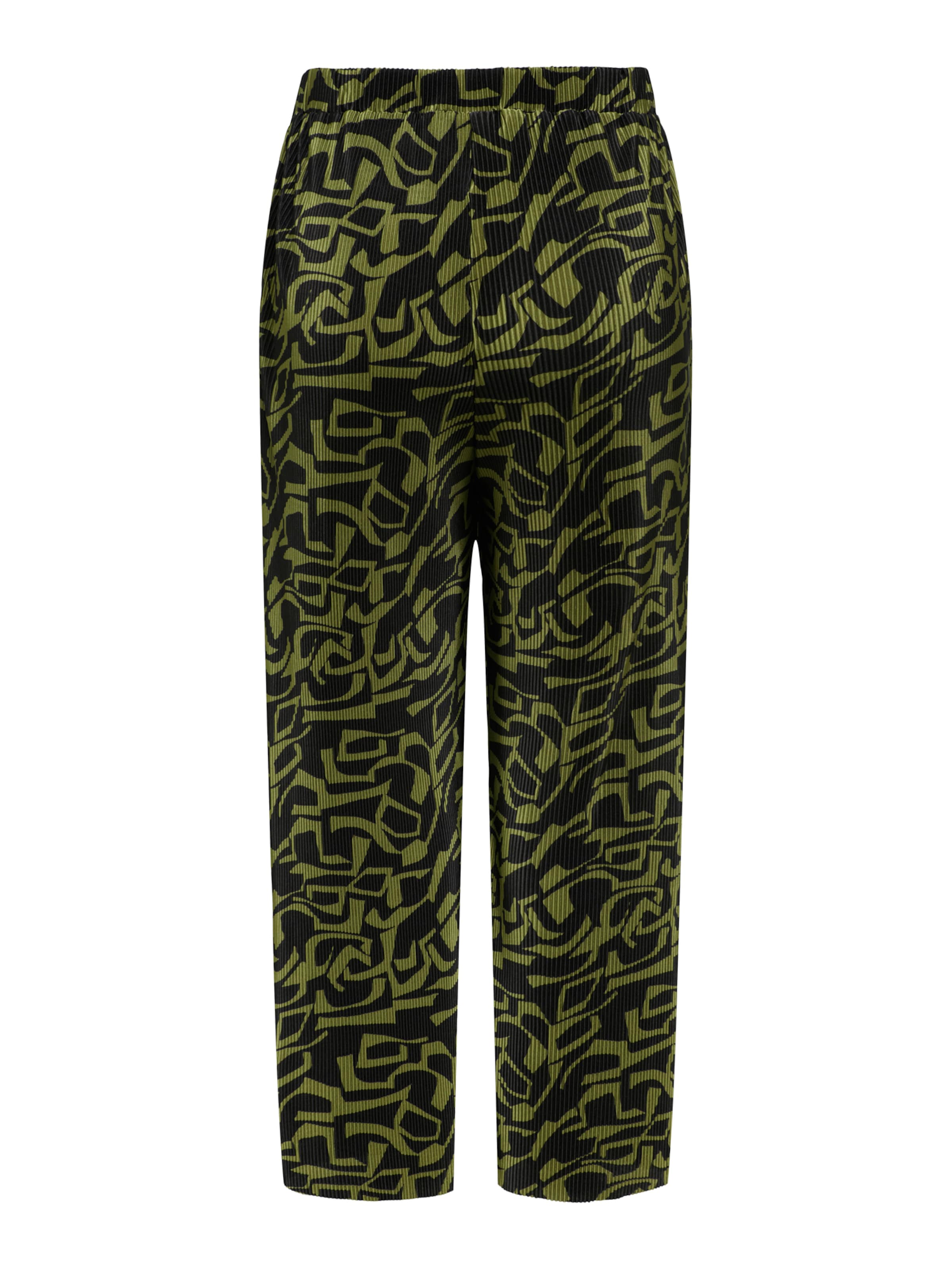 ONLY Carmakoma - Pierna ancha Pantalón 'CARMika' en verde