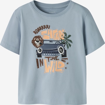 NAME IT Majica 'NMMHARLY' | modra barva: sprednja stran