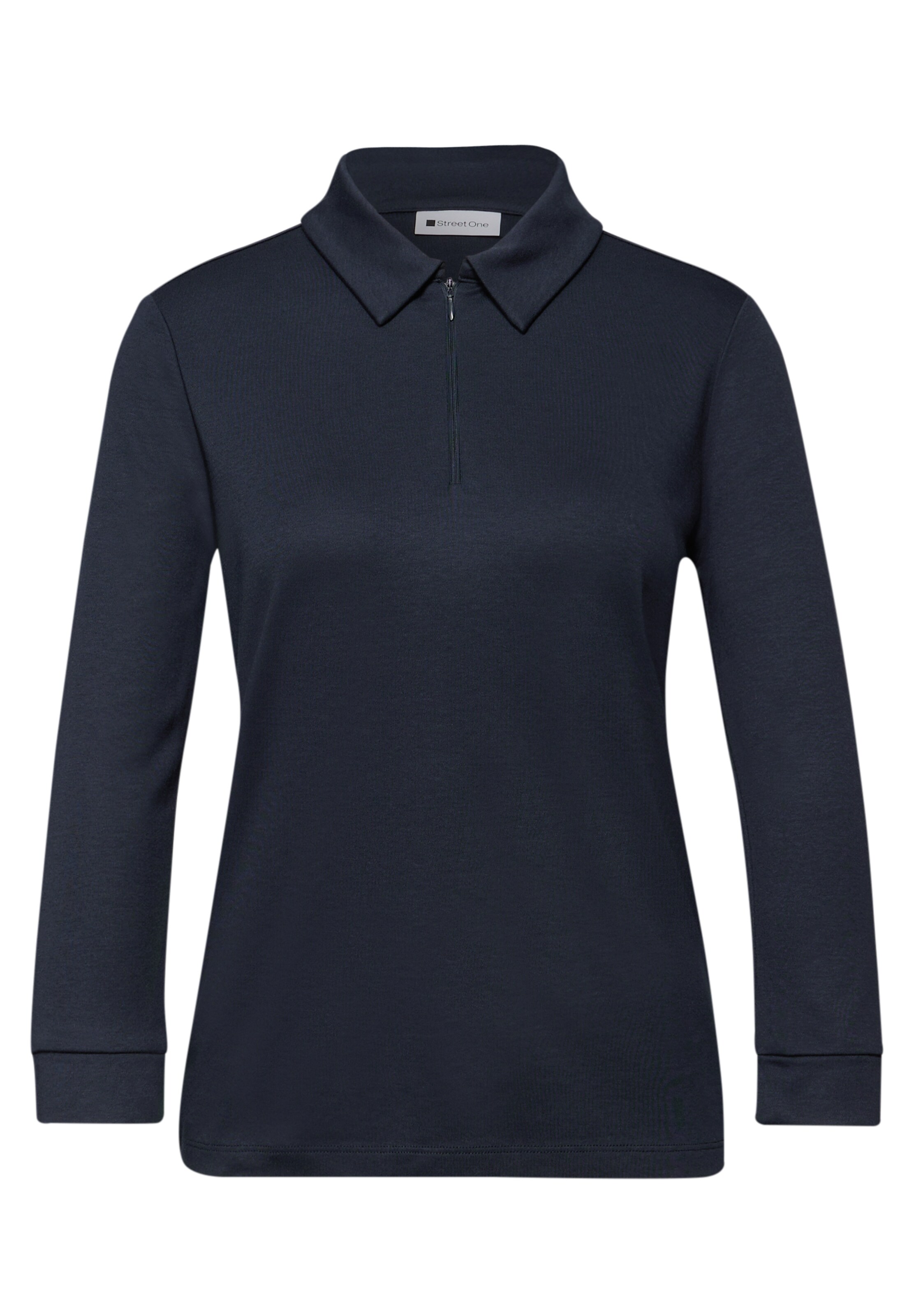 STREET ONE Poloshirt in Blau: Vorderseite