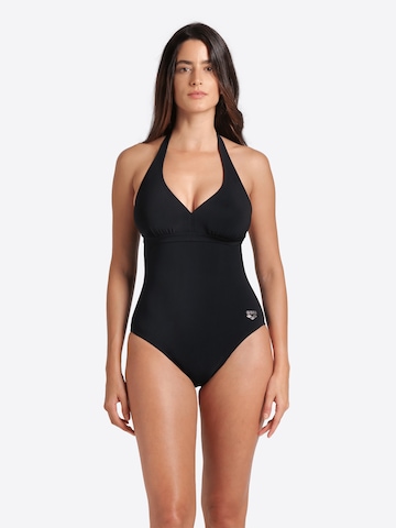 ARENA Triangle Shaping swimsuit 'SHAPEWEAR ALESSIA C-CUP' in Black: front