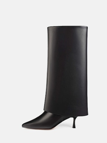 L37 HANDMADE SHOES Boots 'DEPEND ON ME' in Schwarz: Vorderseite