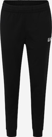 Tapered Pantaloni de la EA7 Emporio Armani pe negru: față