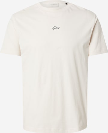 Maglietta di GANT in beige: frontale