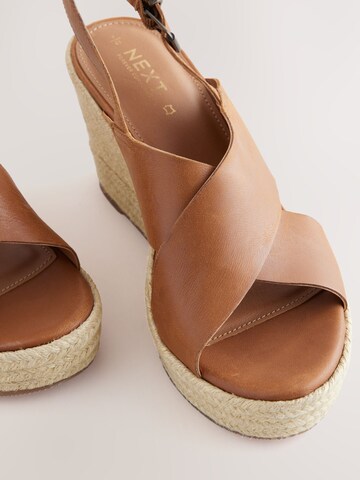 Sandales à lanières 'Forever Comfort®' Next en marron