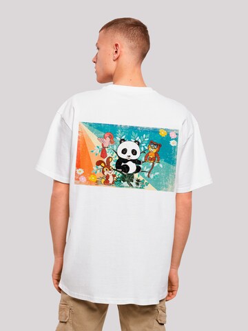 F4NT4STIC Shirt 'Tao Tao Heroes of Childhood' in Weiß