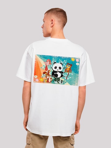 F4NT4STIC Shirt 'Tao Tao Heroes of Childhood' in Weiß