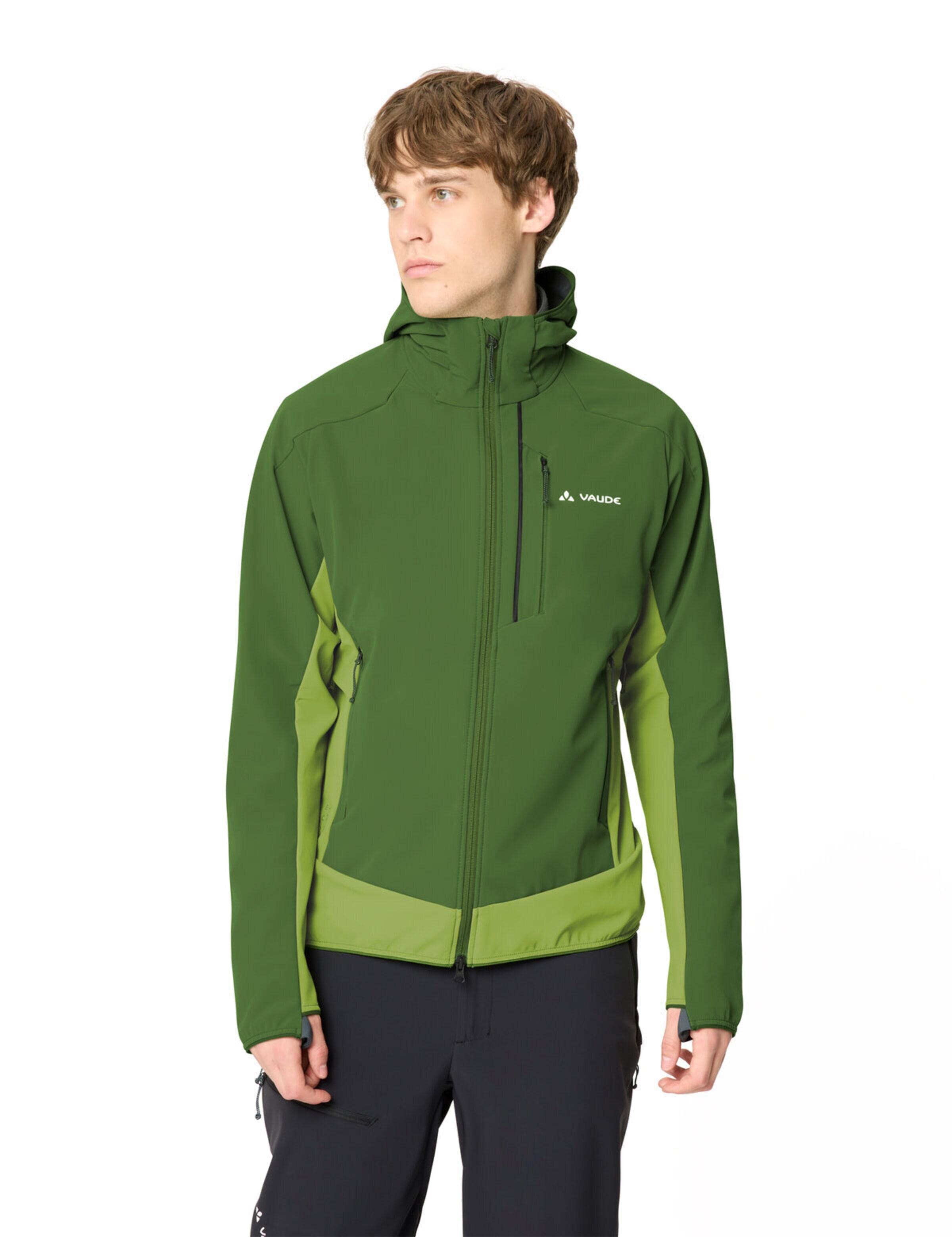 VAUDE Sportjas 'Larice' in Groen: voorkant