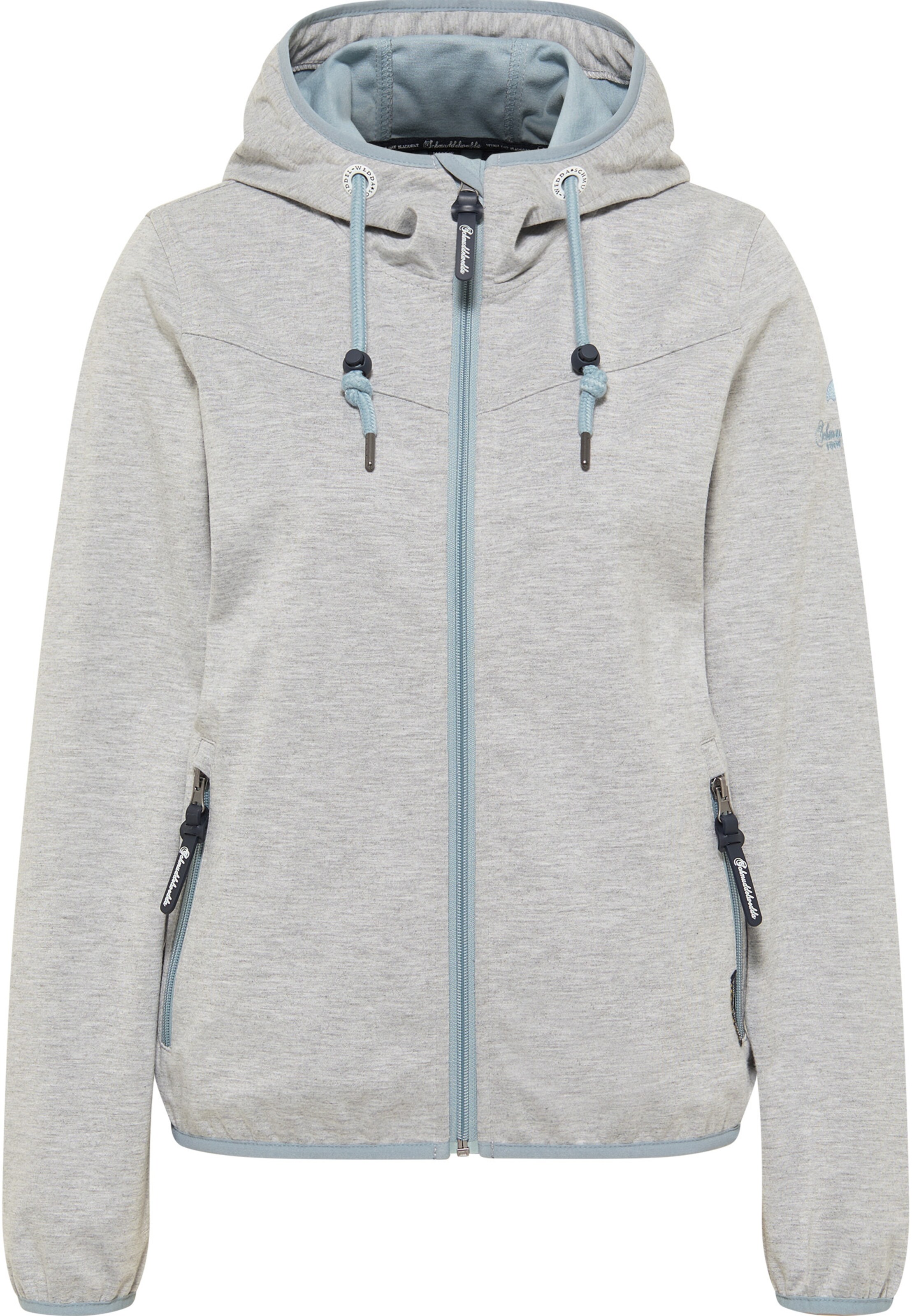 Schmuddelwedda Functionele jas 'Kianna' in Grijs: voorkant