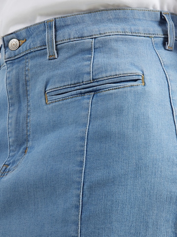 ONLY Carmakoma - Falda 'CARENYA' en azul