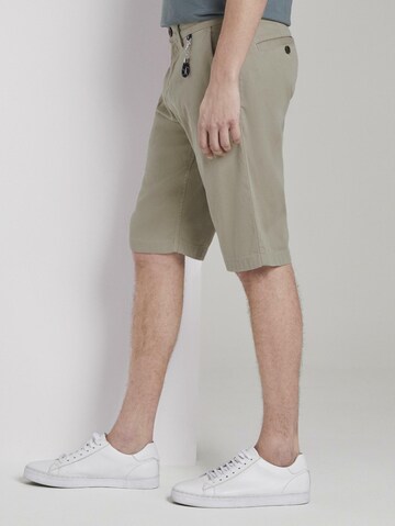 TOM TAILOR Regular Shorts in Beige