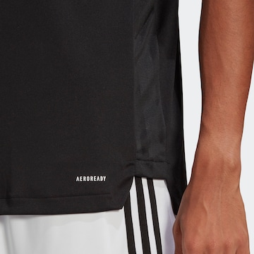 ADIDAS SPORTSWEAR Skinny Αθλητική φανέλα 'Tiro 21 ' σε μαύρο