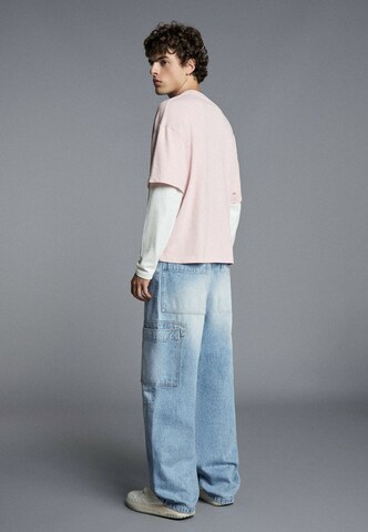 Bershka Baggy Cargo farmer - kék