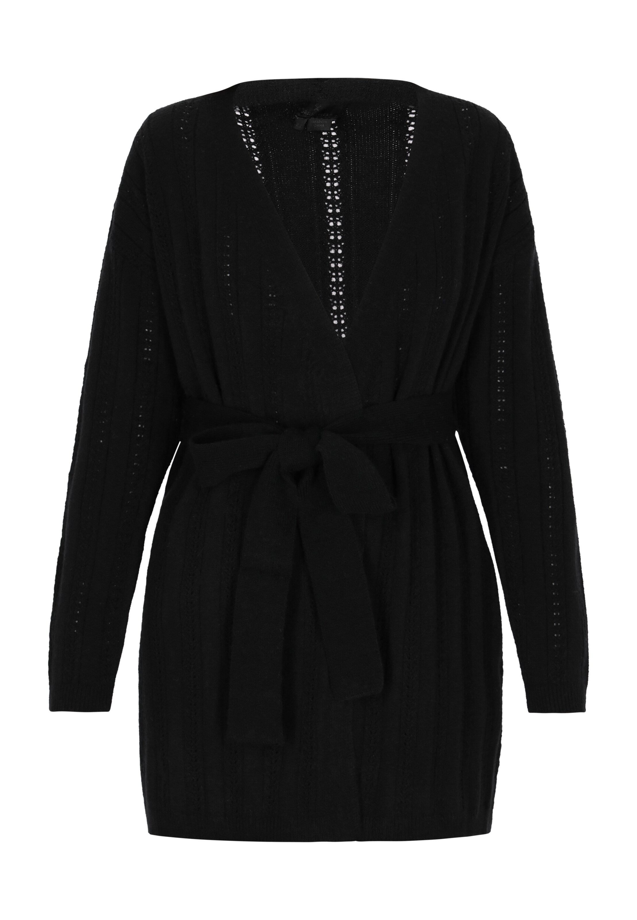 DreiMaster Klassik - Casaco de malha em preto: frente